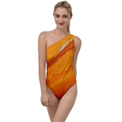 Abstract Painting Background Art To One Side Swimsuit by Wegoenart