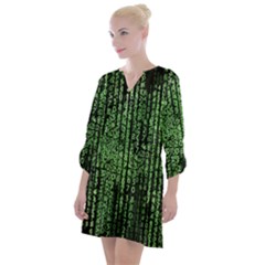 Matrix Open Neck Shift Dress by nateshop