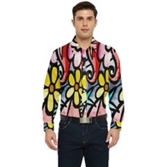 Modern-art Men s Long Sleeve  Shirt