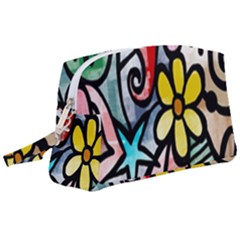 Modern-art Wristlet Pouch Bag (large)