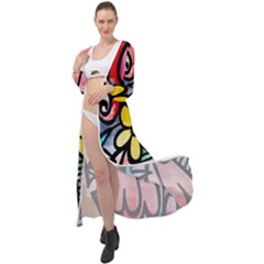 Modern-art Maxi Chiffon Beach Wrap by nateshop