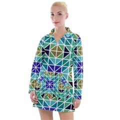 Mosaic Women s Long Sleeve Casual Dress by nateshop