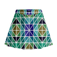 Mosaic Mini Flare Skirt by nateshop