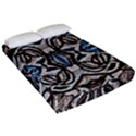 Embroidered symmetry Fitted Sheet (California King Size) View2