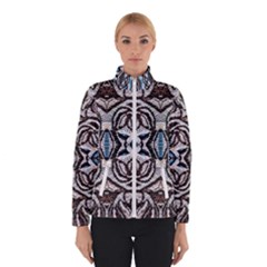 Embroidered Symmetry Women s Bomber Jacket by kaleidomarblingart