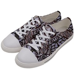 Liberty Inspired Embroidery Iv Men s Low Top Canvas Sneakers