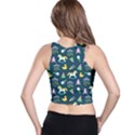 Cute Babies Toys Seamless Pattern Racer Back Crop Top View2