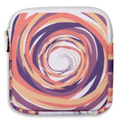 Illustration Colorful Yellow Purple Orange Mini Square Pouch by Wegoenart