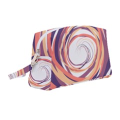 Illustration Colorful Yellow Purple Orange Wristlet Pouch Bag (medium) by Wegoenart