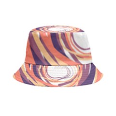 Illustration Colorful Yellow Purple Orange Inside Out Bucket Hat by Wegoenart