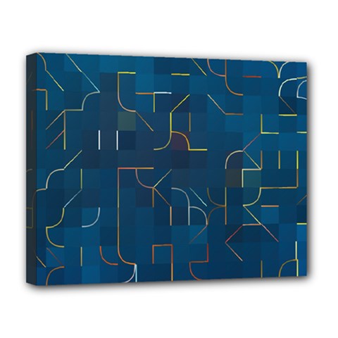 Abstract Art Artistic Celebration Canvas 14  X 11  (stretched) by Wegoenart