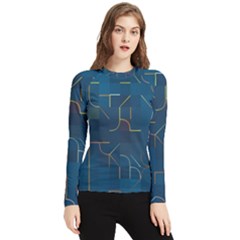 Abstract Art Artistic Celebration Women s Long Sleeve Rash Guard by Wegoenart