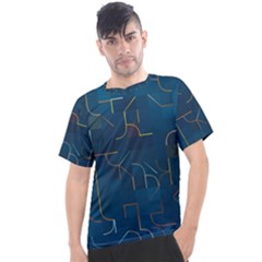 Abstract Art Artistic Celebration Men s Sport Top by Wegoenart