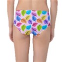 Pattern Illustration Background Abstract Leaves To Dye Mid-Waist Bikini Bottoms View2