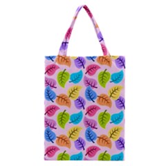 Pattern Illustration Background Abstract Leaves To Dye Classic Tote Bag by Wegoenart