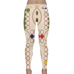 Ludo Game Classic Yoga Leggings by Wegoenart