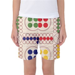 Ludo Game Women s Basketball Shorts by Wegoenart