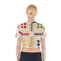 Ludo Game Cotton Crop Top View2