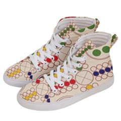 Ludo Game Men s Hi-top Skate Sneakers by Wegoenart