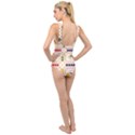 Ludo Game Cross Front Low Back Swimsuit View2