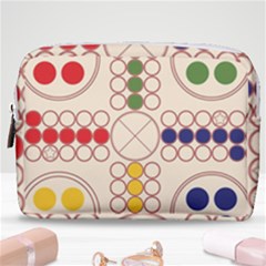 Ludo Game Make Up Pouch (medium) by Wegoenart