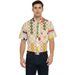 Ludo Game Men s Short Sleeve Pocket Shirt  by Wegoenart