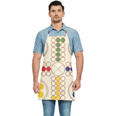 Ludo Game Kitchen Apron by Wegoenart