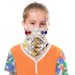 Ludo Game Face Covering Bandana (kids) by Wegoenart