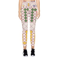 Ludo Game Pocket Leggings  by Wegoenart