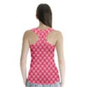 Valentine Lobe Hearts Background Seamless Tile Racer Back Sports Top View2