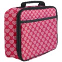 Valentine Lobe Hearts Background Seamless Tile Full Print Lunch Bag View3