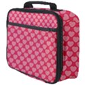 Valentine Lobe Hearts Background Seamless Tile Full Print Lunch Bag View4