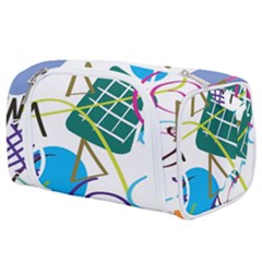 Abstract Pattern Toiletries Pouch by Wegoenart