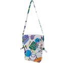 Abstract Pattern Folding Shoulder Bag View1