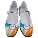 Abstract Pattern Women s Mary Jane Shoes View1