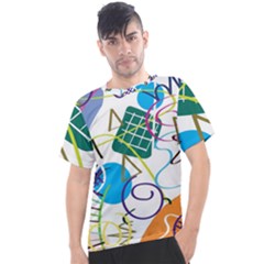 Abstract Pattern Men s Sport Top by Wegoenart