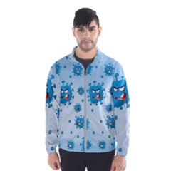 Illustration Virus Pattern Men s Windbreaker by Wegoenart