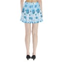 Illustration Virus Pattern Pleated Mini Skirt View2