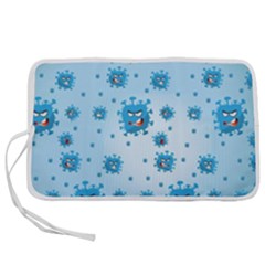 Illustration Virus Pattern Pen Storage Case (s)