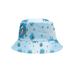 Illustration Virus Pattern Inside Out Bucket Hat (kids) by Wegoenart