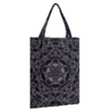 Illustration Black White Rosette Mandala Ornament Wallpaper Classic Tote Bag View2