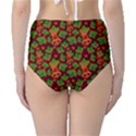 Illustration Christmas Xmas Pattern Classic High-Waist Bikini Bottoms View2