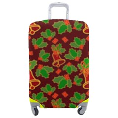 Illustration Christmas Xmas Pattern Luggage Cover (medium) by Wegoenart