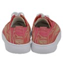 Illustration Graphic Pattern Texrure Pink Maeble Kids  Low Top Canvas Sneakers View4