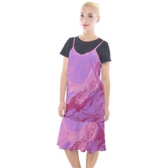 Illustration Art Pink Design Wallpaper Camis Fishtail Dress by Wegoenart