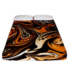 Illustration Abstract Pattern Modern Art Design Fantasy Surreal Fitted Sheet (california King Size) by Wegoenart