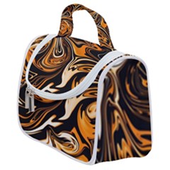 Illustration Abstract Pattern Modern Art Design Fantasy Surreal Satchel Handbag by Wegoenart