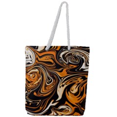 Illustration Abstract Pattern Modern Art Design Fantasy Surreal Full Print Rope Handle Tote (large) by Wegoenart