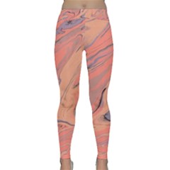 Illustration Background Light Abstract Texture Classic Yoga Leggings by Wegoenart