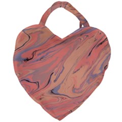 Illustration Background Light Abstract Texture Giant Heart Shaped Tote by Wegoenart